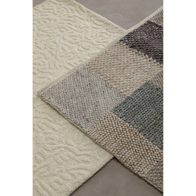 Bosie Small Geometric Ivory Rug | Jango