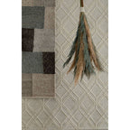 Bosie Small Geometric Ivory Rug | Jango