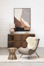 Bosie Large Geometric Ivory Rug | Jango