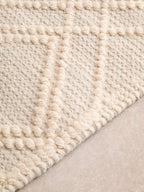Bosie Large Geometric Ivory Rug | Jango