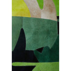 Bosie Small Botanical Hair on Leather Rug | Safira