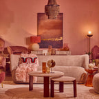 Bosie Large Natural Hair on Leather Rug | Safira