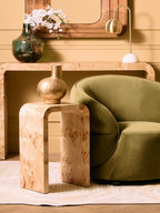 Bosie Large Natural Hair on Leather Rug | Safira