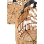 Set of 2 Natural Rattan Baskets | Batu
