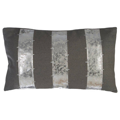 Bosie Grey and Silver Cushion | Kensington Townhouse