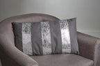 Bosie Grey and Silver Cushion | Kensington Townhouse