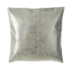 Bosie Silver Snake Effect Cushion | Kensington Townhouse