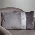 Bosie Grey Rectangular Cushion | Kensington Townhouse
