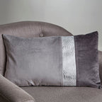 Bosie Grey Rectangular Cushion | Kensington Townhouse