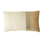 Kensington Townhouse Cream and Gold Rectangular Cushion | Bosie