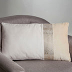 Kensington Townhouse Cream and Gold Rectangular Cushion | Bosie