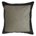 Bosie Grey and Black Square Cushion | Hampstead
