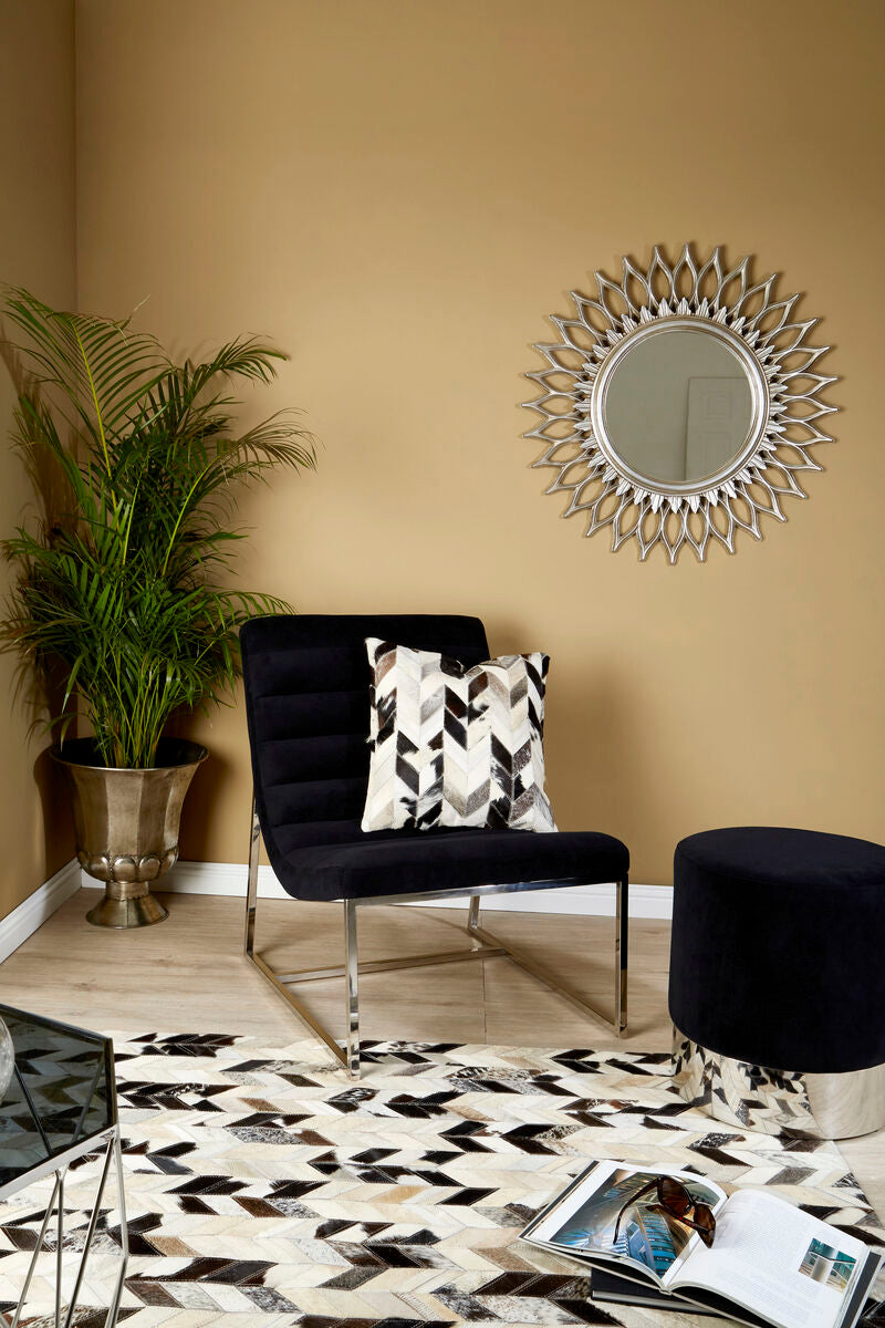 Bosie Black and White Patchwork Cushion Cover | Safira