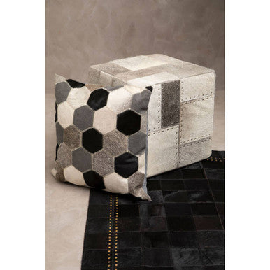 Bosie Black and White and Grey Cushion Cover | Safira