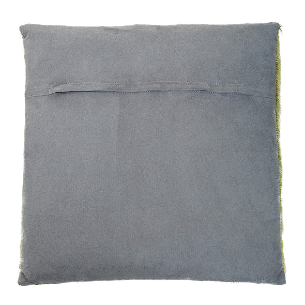Bosie Geometric Hair on Leather Patchwork Cushion | Safira