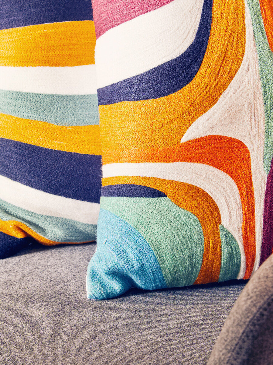 Stripes Design Cushion | Bosie Ozella