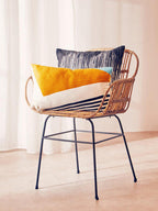 Black and White Embroidered Cushion | Bosie Ozella