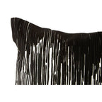 Black and White Embroidered Cushion | Bosie Ozella