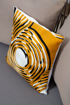 Circular Design Embroidered Cushion | Bosie Ozella