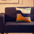 Wavy Stripes Embroidered Cushion | Bosie Ozella