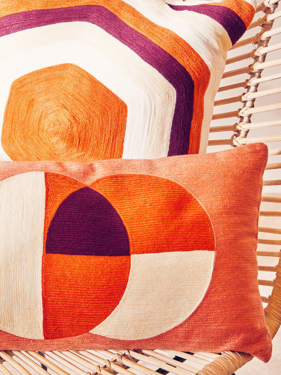Hexagonal Multicolour Cushion | Bosie Ozella