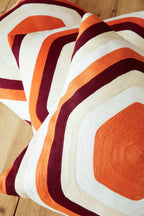 Hexagonal Multicolour Cushion | Bosie Ozella