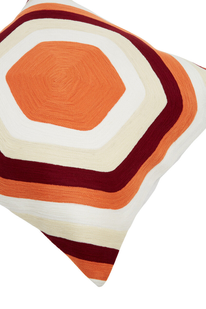 Hexagonal Multicolour Cushion | Bosie Ozella