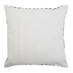 Black and White Square Embroidered Cushion | Bosie Ozella