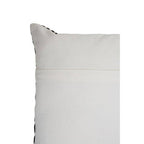 Black and White Square Embroidered Cushion | Bosie Ozella