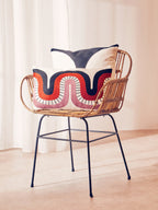 Curve Pattern Rectangular Cushion | Bosie Ozella