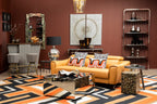 Curve Pattern Rectangular Cushion | Bosie Ozella