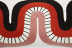 Curve Pattern Rectangular Cushion | Bosie Ozella