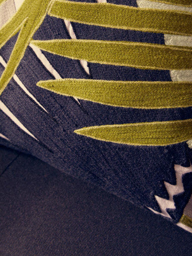 Botanical Green Cushion | Bosie Ozella