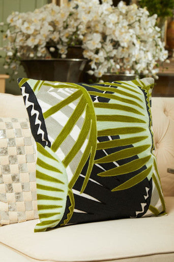 Botanical Green Cushion | Bosie Ozella