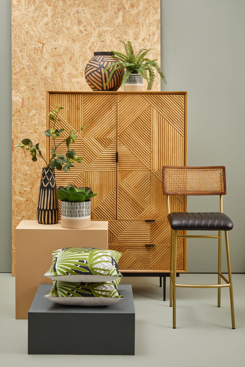 Botanical Green Cushion | Bosie Ozella