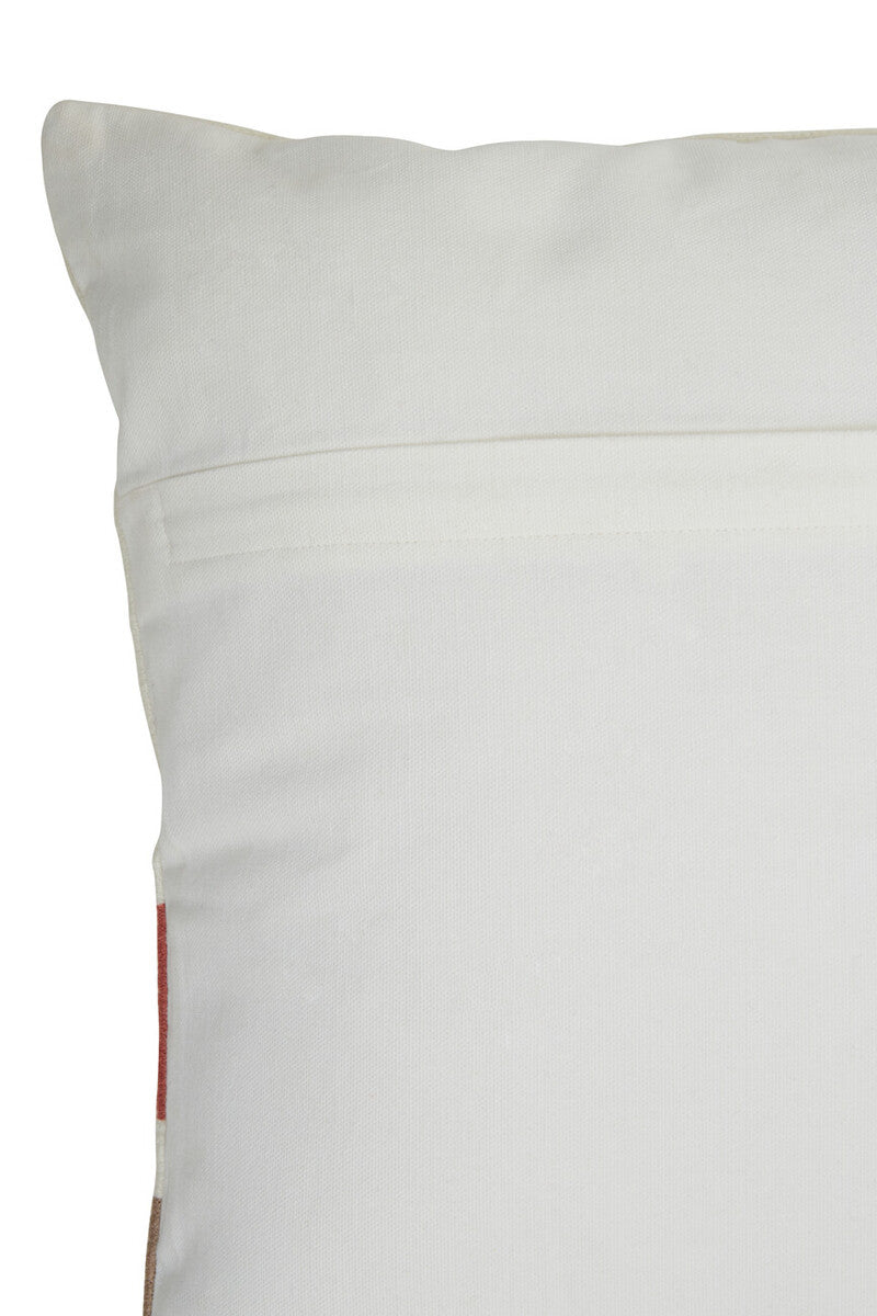 Red and White Tonal Cushion | Bosie Ozella