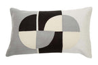 Circular Embroidered Rectangular Cushion | Bosie Ozella