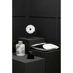Black and White Semi Circular Design Cushion | Bosie Ozella