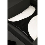 Black and White Semi Circular Design Cushion | Bosie Ozella