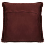 Bosie Red Wine Square Cushion | Lamina