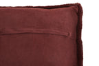 Bosie Red Wine Square Cushion | Lamina