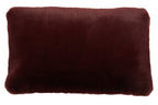 Bosie Red Wine Rectangular Cushion | Lamina