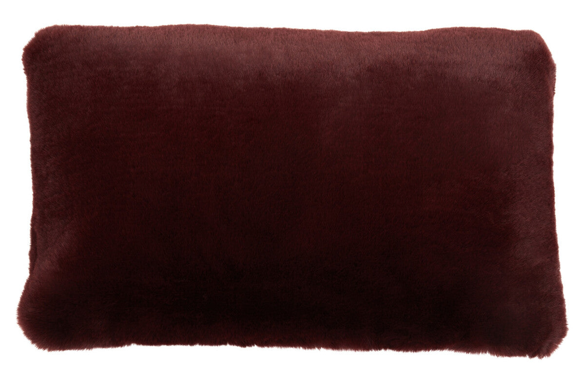 Bosie Red Wine Rectangular Cushion | Lamina