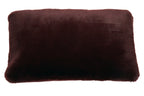 Bosie Red Wine Rectangular Cushion | Lamina