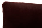 Bosie Red Wine Rectangular Cushion | Lamina