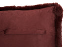 Bosie Red Wine Rectangular Cushion | Lamina