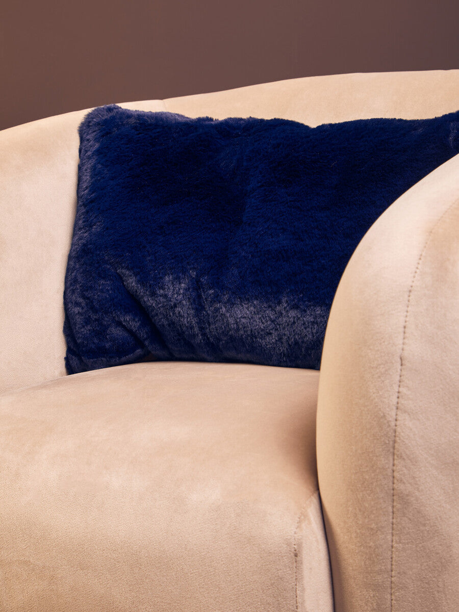 Bosie Navy Blue Rectangular Cushion | Lamina