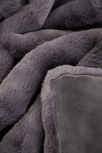 Bosie Grey Faux Fur Throw | Lamina