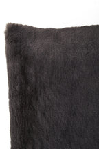 Bosie Grey Square Fur Cushion | Lamina
