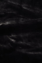 Bosie Black Faux Fur Throw | Lamina